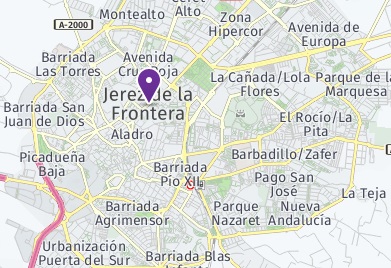 Mapa de Jerez de la Frontera